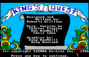 King's Quest - Quest for the Crown title