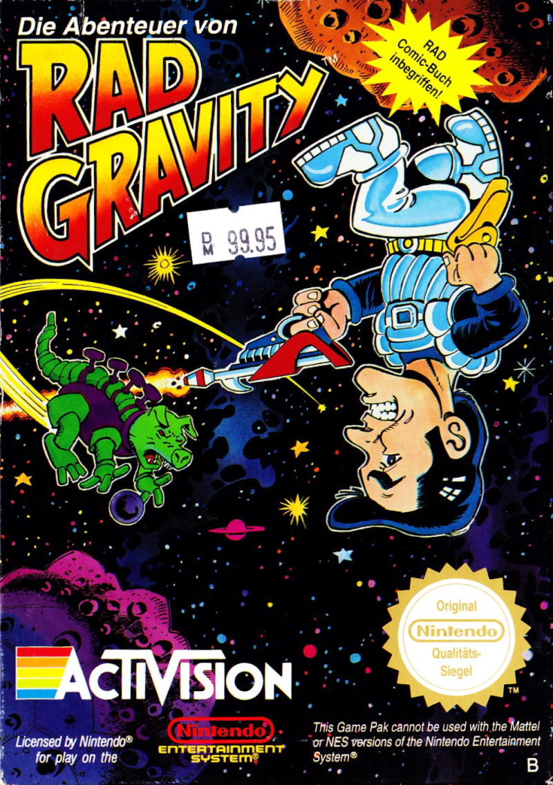 Adventures of Rad Gravity front