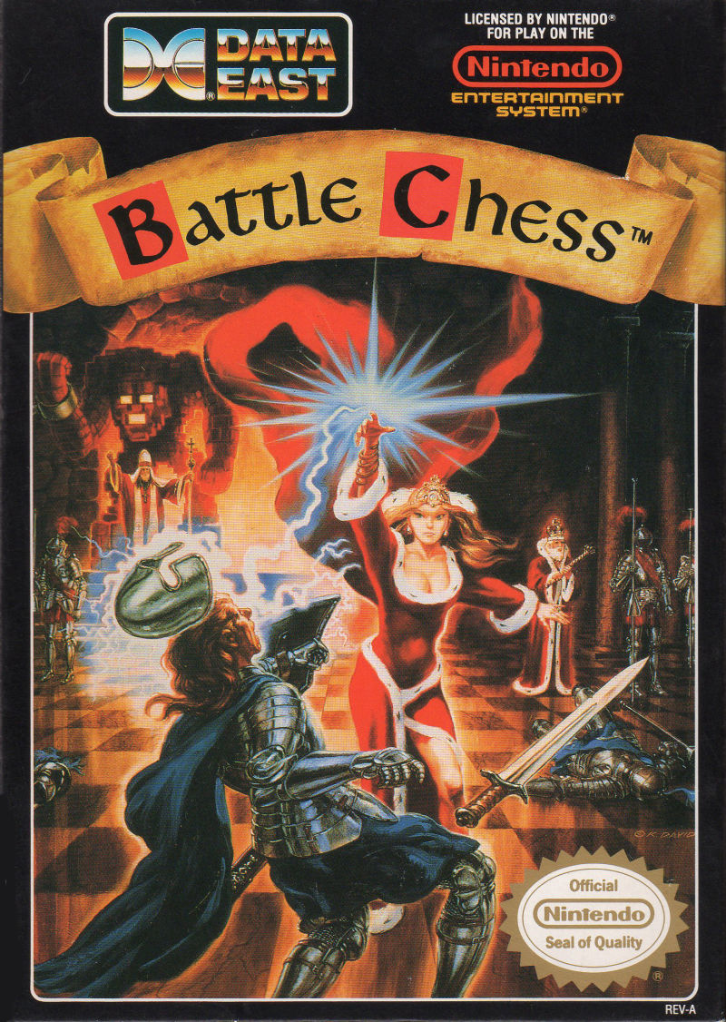 Battle Chess NES front
