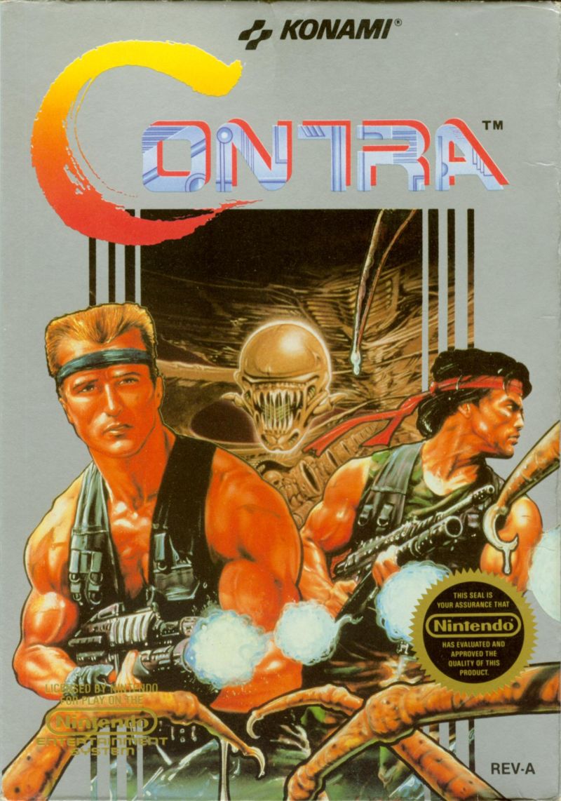 Contra NES front