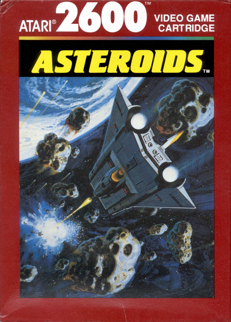 Asteroids Atari 2600 front