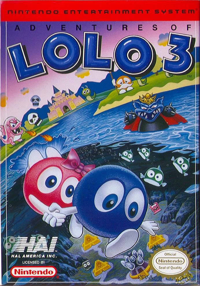 Adventures of Lolo 3 front