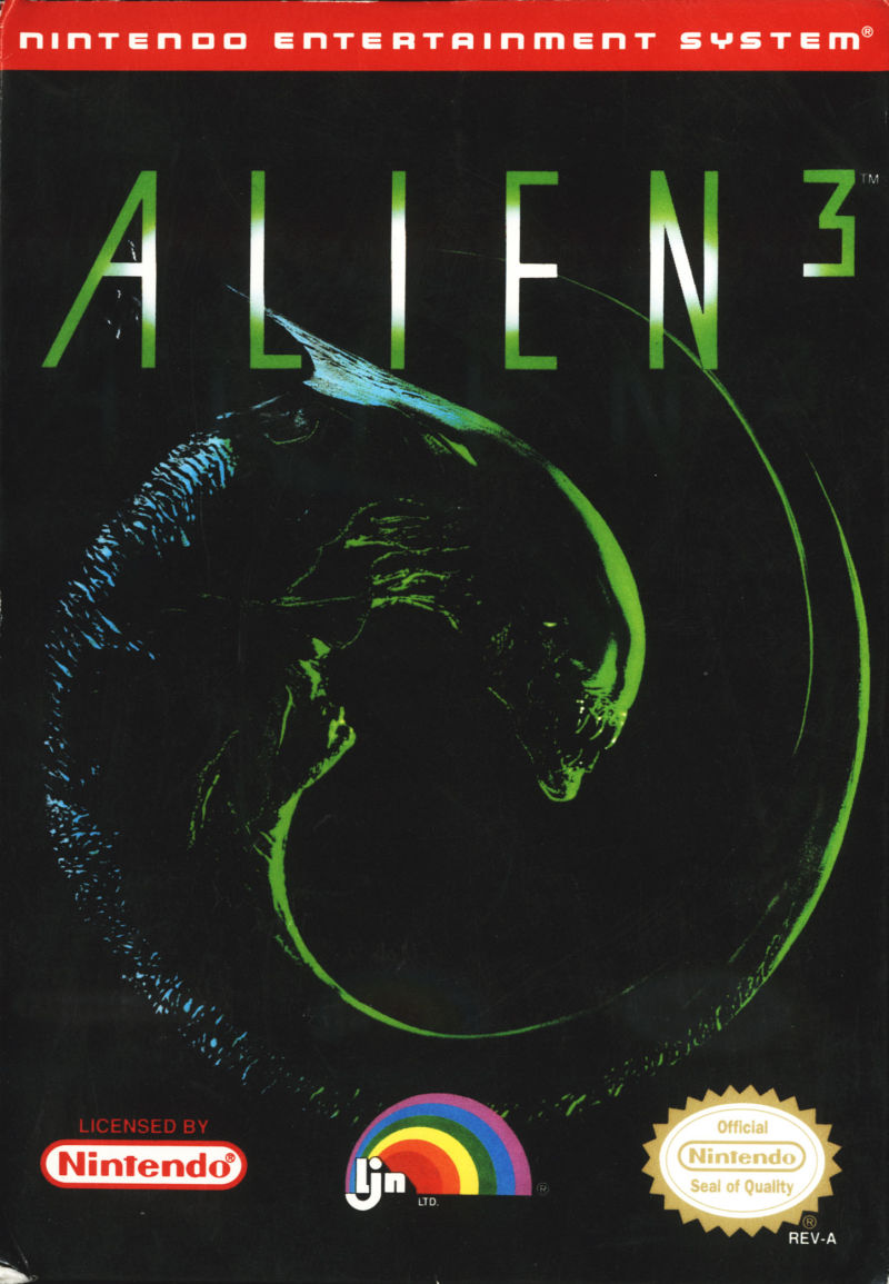 Alien 3 nes front