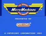 Micro Machines nes title